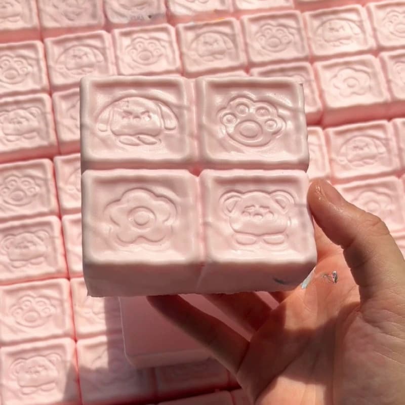 Moist Strawberry Milk Chocolate Cake Bread Squishy Toys Slow Rising Fidget Toy Sensory for Stress Relief Squeeze for Kids Adults